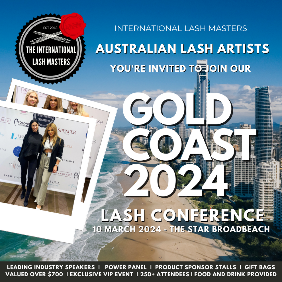 2024 Gold Coast Lash Conference 10 MARCH Lash'd Eyelashes