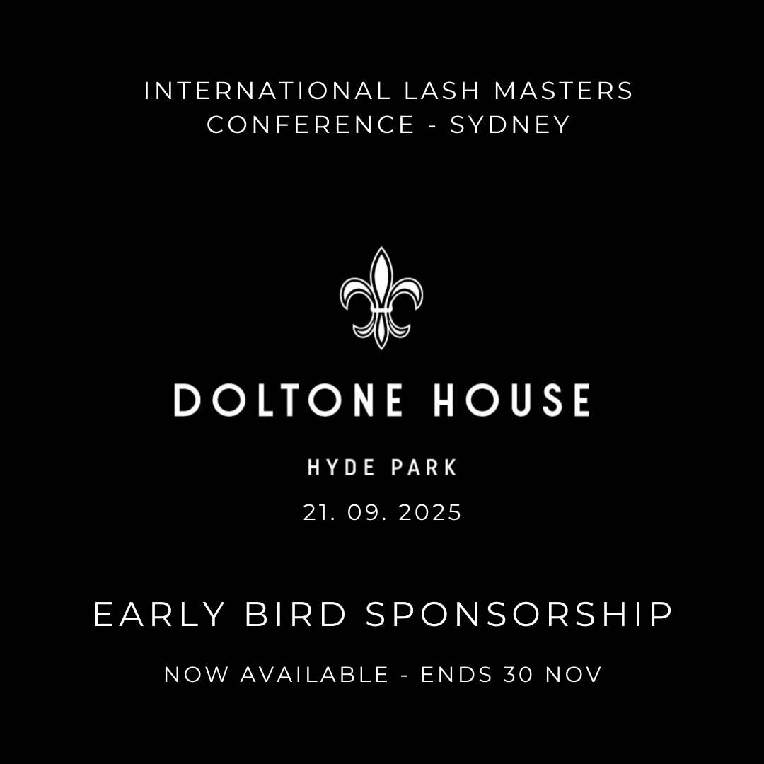 Early Bird 2025 Lash and Brow Conference Sponsorship Packages