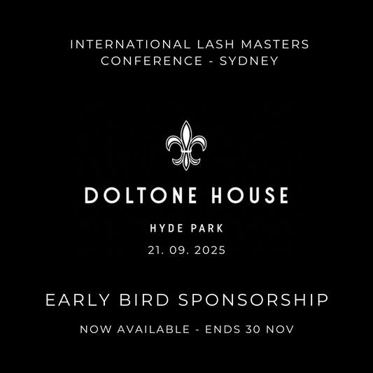 Early Bird 2025 Lash and Brow Conference Sponsorship Packages